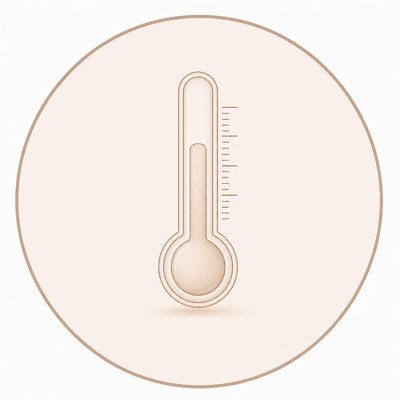 Kachel Thermometer - generiertes Bild
